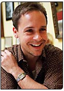 Chad Lowe with watch