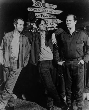 David, Mike Farrell & Alan Alda