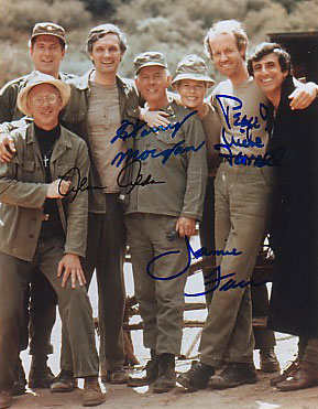 Autographed cast photo